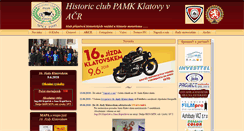 Desktop Screenshot of historic-pamk.cz