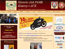 Tablet Screenshot of historic-pamk.cz